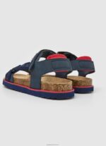 ⁦יֶלֶד 4N8XB1550 Pepe Jeans חיל הים סנדלים אנטומיים של ברלין יום שני⁩ – תמונה ⁦4⁩