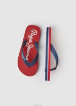⁦יֶלֶד 4N8XB1556 Pepe Jeans אָדוֹם bay beach כפכפי חוף בסיסיים⁩ – תמונה ⁦2⁩