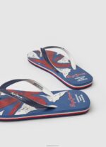 ⁦יֶלֶד 4N8XB1558 Pepe Jeans חיל הים כפכפי דגל חוף⁩ – תמונה ⁦4⁩