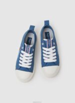 ⁦יֶלֶד 4N8XB1561 Pepe Jeans אִינדִיגוֹ נעלי ספורט מגופרות בדגל אלן⁩ – תמונה ⁦2⁩