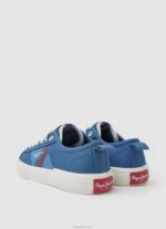 ⁦יֶלֶד 4N8XB1561 Pepe Jeans אִינדִיגוֹ נעלי ספורט מגופרות בדגל אלן⁩ – תמונה ⁦4⁩