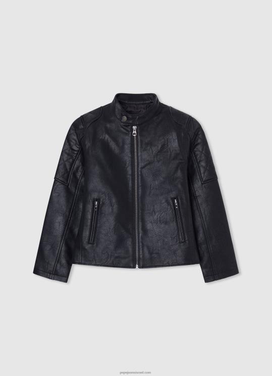 d799d6b6d79cd6b6d793_4n8xb1571_pepe_jeans_d7a9d6b8d781d797d795d6b9d7a8_d79ed7a2d799d79c_d790d795d7a4d7a0d795d7a2d7a0d799d79d_d79.jpg יֶלֶד 4N8XB1571 Pepe Jeans שָׁחוֹר מעיל אופנוענים מרופד בכתף – תמונה 1
