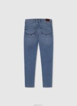⁦יֶלֶד 4N8XB1579 Pepe Jeans דֵנִים סוף סוף ג'ינס סקיני בגזרה נמוכה⁩ – תמונה ⁦2⁩
