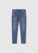 יֶלֶד 4N8XB1579 Pepe Jeans דֵנִים סוף סוף ג'ינס סקיני בגזרה נמוכה