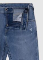 ⁦יֶלֶד 4N8XB1579 Pepe Jeans דֵנִים סוף סוף ג'ינס סקיני בגזרה נמוכה⁩ – תמונה ⁦3⁩