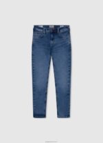⁦יֶלֶד 4N8XB1579 Pepe Jeans דֵנִים סוף סוף ג'ינס סקיני בגזרה נמוכה⁩ – תמונה ⁦5⁩