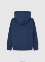 ⁦יֶלֶד 4N8XB1582 Pepe Jeans jarman מגשר עם קפוצ'ון כותנה⁩ – תמונה ⁦2⁩