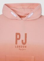 ⁦יֶלֶד 4N8XB1583 Pepe Jeans תפוז דלעת מגשר עם ברדס דהוי⁩ – תמונה ⁦3⁩