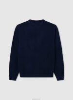 ⁦יֶלֶד 4N8XB1590 Pepe Jeans dulwich ג'רסי לוגו רקום כותנה⁩ – תמונה ⁦2⁩