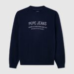 יֶלֶד 4N8XB1590 Pepe Jeans dulwich ג'רסי לוגו רקום כותנה