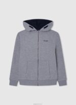 ⁦יֶלֶד 4N8XB1590 Pepe Jeans dulwich ג'רסי לוגו רקום כותנה⁩ – תמונה ⁦3⁩