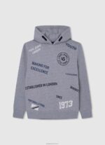 ⁦יֶלֶד 4N8XB1590 Pepe Jeans dulwich ג'רסי לוגו רקום כותנה⁩ – תמונה ⁦5⁩