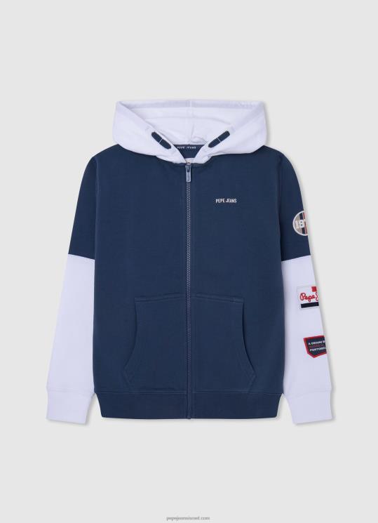 d799d6b6d79cd6b6d793_4n8xb1594_pepe_jeans_jarman_d79ed792d7a9d7a8_d7a2d79d_d7aad799d7a7d795d79f_d79cd795d792d795.jpg יֶלֶד 4N8XB1594 Pepe Jeans jarman מגשר עם תיקון לוגו – תמונה 1