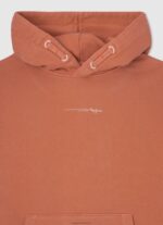 ⁦יֶלֶד 4N8XB1598 Pepe Jeans תפוז דלעת מגשר עם קפוצ'ון כותנה⁩ – תמונה ⁦3⁩