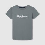 יֶלֶד 4N8XB1610 Pepe Jeans יְצִיקָה חולצת טריקו בסיסית לוגו