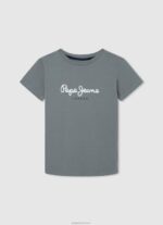 יֶלֶד 4N8XB1610 Pepe Jeans יְצִיקָה חולצת טריקו בסיסית לוגו