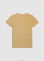 ⁦יֶלֶד 4N8XB1613 Pepe Jeans תפוז דלעת חולצה בהדפס גרפי⁩ – תמונה ⁦4⁩