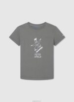 ⁦יֶלֶד 4N8XB1617 Pepe Jeans תפוז דלעת חולצה בהדפס לוגו⁩ – תמונה ⁦5⁩