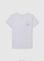 ⁦יֶלֶד 4N8XB1623 Pepe Jeans אוזי חולצת טריקו מכותנה הסוואה⁩ – תמונה ⁦5⁩