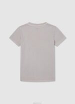 ⁦יֶלֶד 4N8XB1626 Pepe Jeans שֶׁנהָב חולצה בהדפס לוגו⁩ – תמונה ⁦2⁩