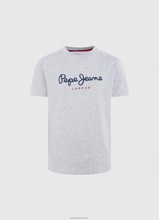 ⁦יֶלֶד 4N8XB1630 Pepe Jeans חיל הים חולצת טי עם לוגו קדמי עם שרוולים ארוכים⁩ – תמונה ⁦4⁩