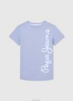 ⁦יֶלֶד 4N8XB1630 Pepe Jeans חיל הים חולצת טי עם לוגו קדמי עם שרוולים ארוכים⁩ – תמונה ⁦5⁩