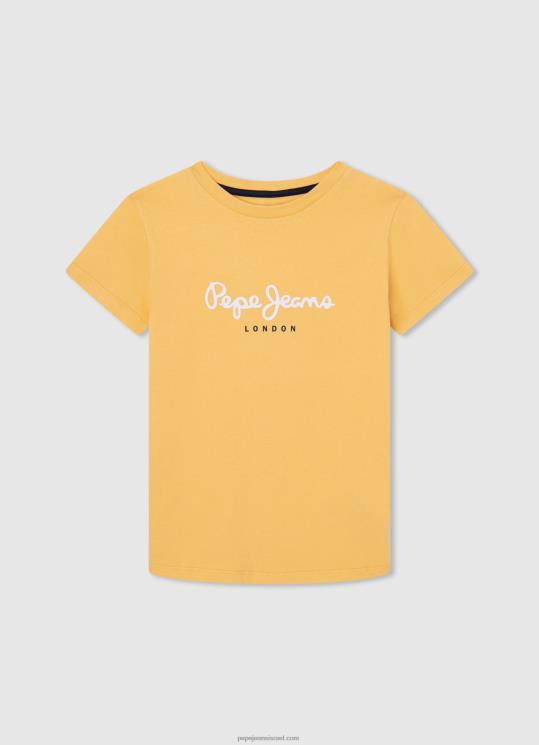 d799d6b6d79cd6b6d793_4n8xb1636_pepe_jeans_d796d795d794d7a8_d797d795d79cd7a6d7aa_d798d7a8d799d7a7d795_d791d7a1d799d7a1d799d7aa_d7.jpg יֶלֶד 4N8XB1636 Pepe Jeans זוהר חולצת טריקו בסיסית לוגו – תמונה 1