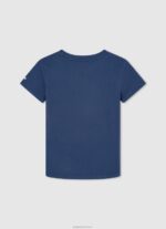 ⁦יֶלֶד 4N8XB1640 Pepe Jeans jarman חולצת לוגו דגל⁩ – תמונה ⁦2⁩