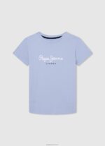 ⁦יֶלֶד 4N8XB1640 Pepe Jeans jarman חולצת לוגו דגל⁩ – תמונה ⁦5⁩