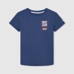 יֶלֶד 4N8XB1641 Pepe Jeans jarman חולצה בהדפס לוגו