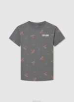 ⁦יֶלֶד 4N8XB1641 Pepe Jeans jarman חולצה בהדפס לוגו⁩ – תמונה ⁦4⁩