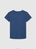 ⁦יֶלֶד 4N8XB1649 Pepe Jeans jarman חולצת טי כותנה לוגו אנכי⁩ – תמונה ⁦2⁩