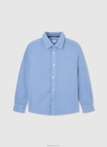 ⁦יֶלֶד 4N8XB1657 Pepe Jeans תפוז דלעת חולצת פולו פיקה עם לוגו רקום⁩ – תמונה ⁦3⁩