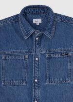 ⁦יֶלֶד 4N8XB1667 Pepe Jeans דֵנִים חולצת ג'ינס בגזרה רגילה של ceder⁩ – תמונה ⁦3⁩