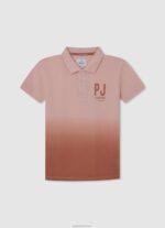 ⁦יֶלֶד 4N8XB1671 Pepe Jeans צבע קרם חולצת מייפלטון עם צווארון מאו⁩ – תמונה ⁦5⁩