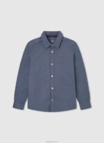 ⁦יֶלֶד 4N8XB1672 Pepe Jeans אָדוֹם חולצת פולו פיקה עם לוגו רקום⁩ – תמונה ⁦5⁩