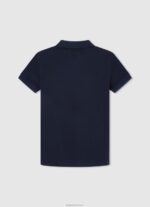 ⁦יֶלֶד 4N8XB1673 Pepe Jeans dulwich חולצת פולו פיקה עם לוגו רקום⁩ – תמונה ⁦2⁩