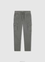 ⁦יֶלֶד 4N8XB1677 Pepe Jeans jarman מכנסי ריצה בהדפס לוגו⁩ – תמונה ⁦3⁩