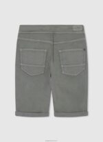 ⁦יֶלֶד 4N8XB1679 Pepe Jeans יְצִיקָה מכנסי ברמודה מכותנה עם 5 כיסים⁩ – תמונה ⁦2⁩