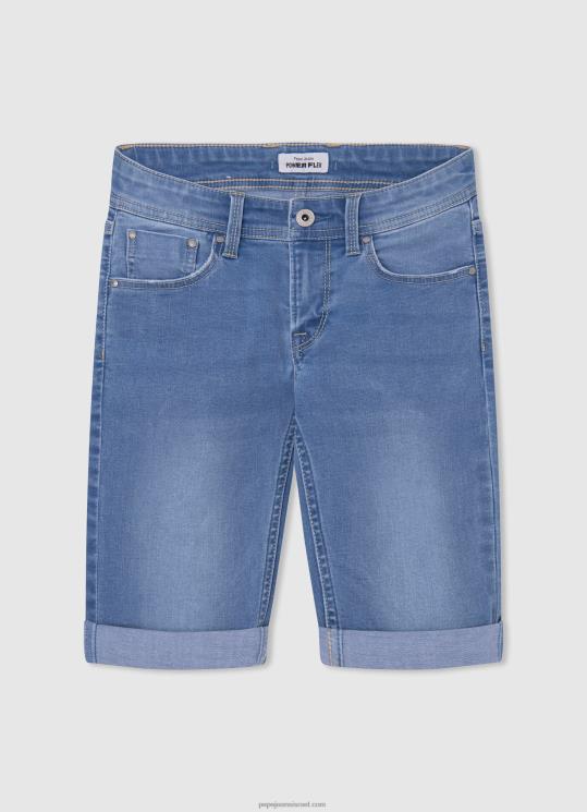 d799d6b6d79cd6b6d793_4n8xb1680_pepe_jeans_d793d6b5d7a0d6b4d799d79d_d79ed79bd7a0d7a1d799_d792d799d7a0d7a1_d7a7d7a6d7a8d799d79d_d7.jpg יֶלֶד 4N8XB1680 Pepe Jeans דֵנִים מכנסי ג'ינס קצרים בגזרה דקיקה – תמונה 1