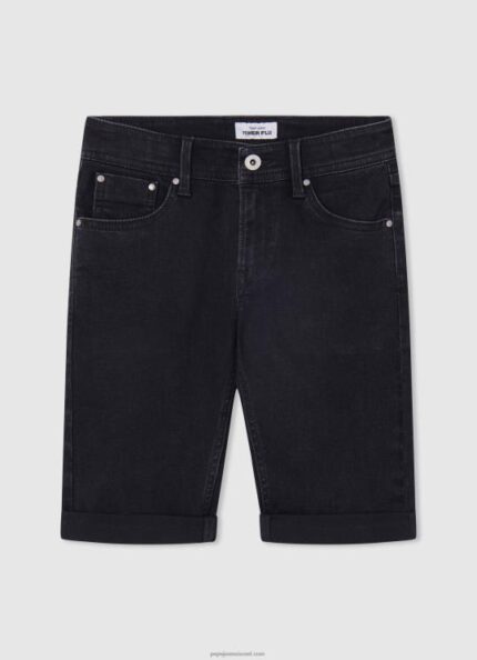 יֶלֶד 4N8XB1682 Pepe Jeans דֵנִים מכנסי ג'ינס קצרים בגזרה דקיקה