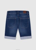 ⁦יֶלֶד 4N8XB1684 Pepe Jeans דֵנִים מכנסי ג'ינס קצרים בגזרה דקיקה⁩ – תמונה ⁦2⁩