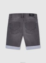 ⁦יֶלֶד 4N8XB1685 Pepe Jeans דֵנִים מכנסי ג'ינס קצרים בגזרה דקיקה⁩ – תמונה ⁦2⁩