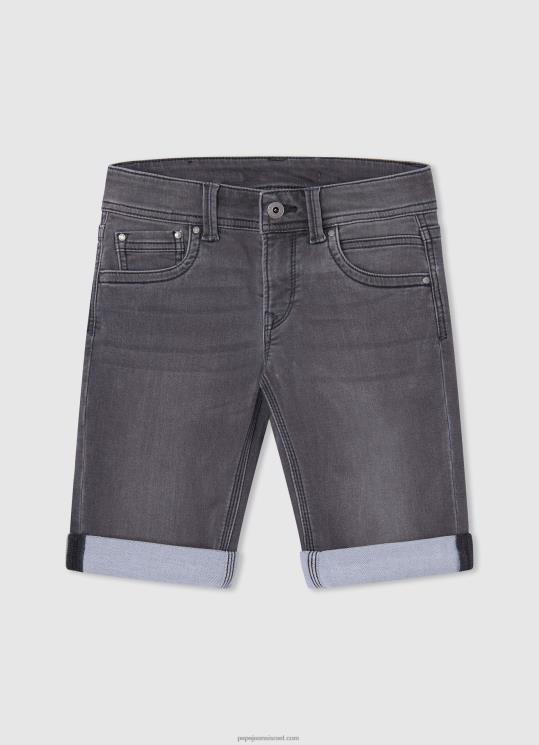 d799d6b6d79cd6b6d793_4n8xb1685_pepe_jeans_d793d6b5d7a0d6b4d799d79d_d79ed79bd7a0d7a1d799_d792d799d7a0d7a1_d7a7d7a6d7a8d799d79d_d7.jpg יֶלֶד 4N8XB1685 Pepe Jeans דֵנִים מכנסי ג'ינס קצרים בגזרה דקיקה – תמונה 1