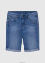 ⁦יֶלֶד 4N8XB1686 Pepe Jeans זוהר מכנס ספורטיבי בהדפס לוגו⁩ – תמונה ⁦4⁩