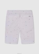 ⁦יֶלֶד 4N8XB1690 Pepe Jeans דֵנִים מכנסי צ'ינו קצרים בהדפסה⁩ – תמונה ⁦2⁩