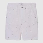 יֶלֶד 4N8XB1690 Pepe Jeans דֵנִים מכנסי צ'ינו קצרים בהדפסה
