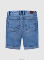 ⁦יֶלֶד 4N8XB1691 Pepe Jeans דֵנִים מכנסי ג'ינס קצרים בגזרה רגועה⁩ – תמונה ⁦2⁩