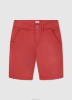 יֶלֶד 4N8XB1693 Pepe Jeans סטודיו אדום מכנסי צ'ינו בכושר רגיל