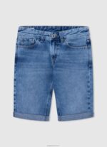 ⁦יֶלֶד 4N8XB1693 Pepe Jeans סטודיו אדום מכנסי צ'ינו בכושר רגיל⁩ – תמונה ⁦5⁩